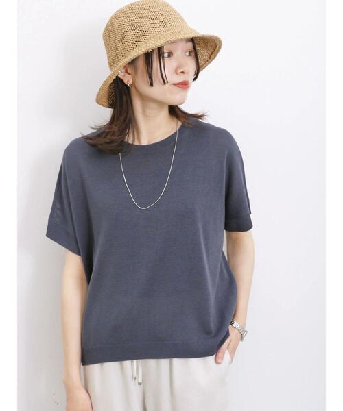 Samansa Mos2 blue（サマンサモスモスブルー）の「ペーパーバケットハット（ハット・レディース・ブラウン/ベージュ・F）」の7枚目の写真