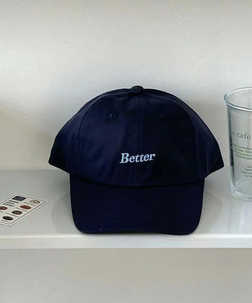 LAFFMO（ラフモ）の「Betterロゴ刺繍キャップ（キャップ・レディース・ネイビー/グレー/ピンク/グリーン/モカ・F）」の6枚目の写真