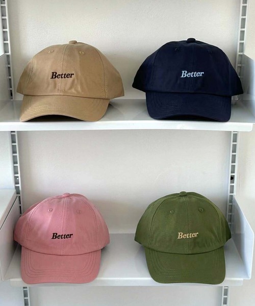 LAFFMO（ラフモ）の「Betterロゴ刺繍キャップ（キャップ・レディース・ネイビー/グレー/ピンク/グリーン/モカ・F）」の11枚目の写真