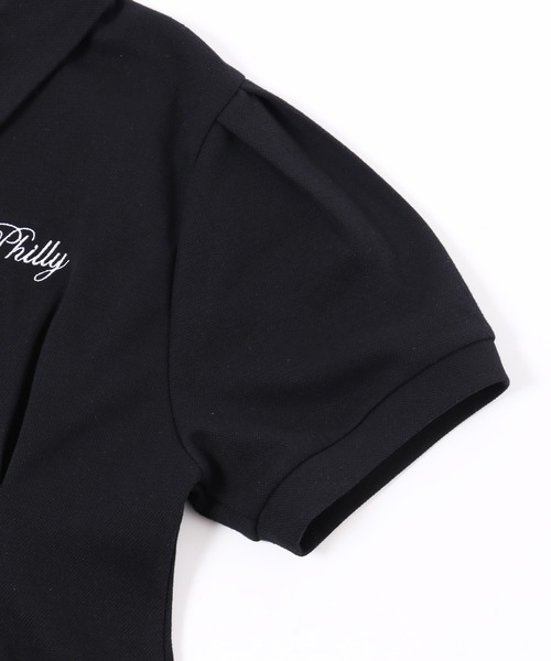 PHILLY（フィリー）の「【PHILLY】パフスリーブポロワンピース（ワンピース・レディース・ブラック/グレー・FREE）」の8枚目の写真