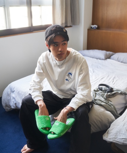 kaoyorinakami（カオヨリナカミ）の「kaonaka room shoes / カオナカルームシューズ（サンダル・メンズ・ブラック/グリーン/ネイビー・LARGE/MEDIUM）」の19枚目の写真
