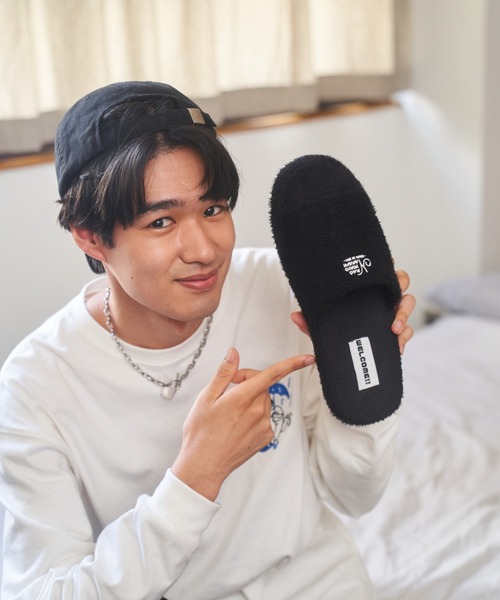 kaoyorinakami（カオヨリナカミ）の「kaonaka room shoes / カオナカルームシューズ（サンダル・メンズ・ブラック/グリーン/ネイビー・LARGE/MEDIUM）」の21枚目の写真