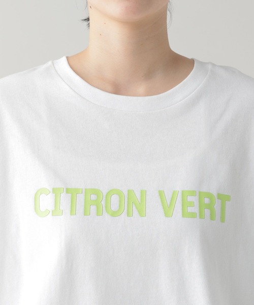 studio CLIP（スタディオクリップ）の「《natural by clip》ロゴプリントショートBIGTシャツ（Tシャツ/カットソー・レディース・グリーン/ピンク/ブラック・FREE）」の8枚目の写真