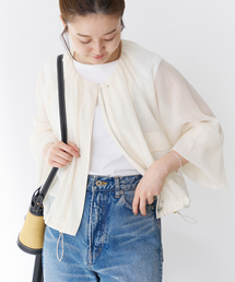 IENA（イエナ）の「カーリーフェイクファージップ ブルゾン 