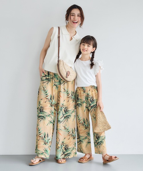 Christian Dior ズボン パンツ 子供服 トロッター柄 楽天市場】プリント サルエル スウェットパンツ 子供服 ロング
