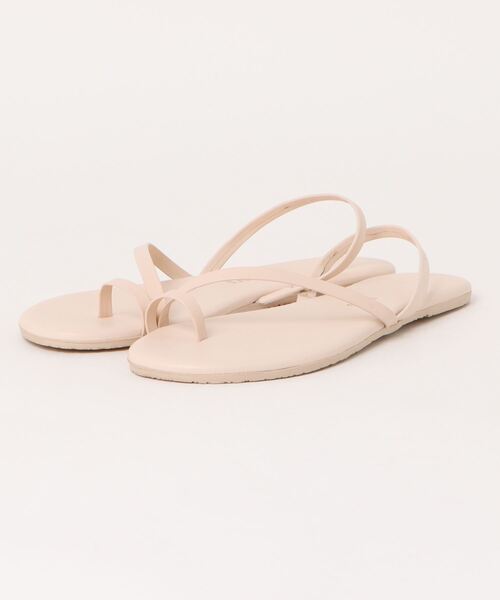 TKEES（ティキーズ）の「《Tkees》LC SANDAL ティキーズ ビーチサンダル（サンダル・レディース・ライトブラウン/ライトベージュ/アイボリー/ピンク・US5/US7）」の2枚目の写真