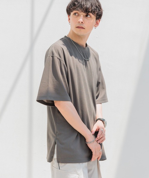 RAGEBLUE(レイジブルー)の「ジョーゼット/サイドスリットオーバーサイズTシャツ(Tシャツ/カットソー・メンズ・ホワイト/ブラック/グレー/ライトブルー・LARGE/MEDIUM/SMALL)」の17枚目の写真