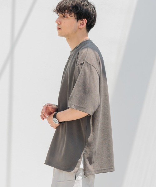 RAGEBLUE(レイジブルー)の「ジョーゼット/サイドスリットオーバーサイズTシャツ(Tシャツ/カットソー・メンズ・ホワイト/ブラック/グレー/ライトブルー・LARGE/MEDIUM/SMALL)」の19枚目の写真