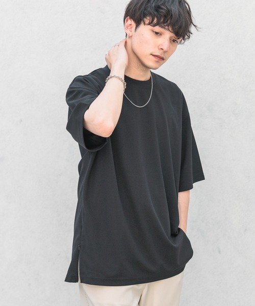 RAGEBLUE(レイジブルー)の「ジョーゼット/サイドスリットオーバーサイズTシャツ(Tシャツ/カットソー・メンズ・ホワイト/ブラック/グレー/ライトブルー・LARGE/MEDIUM/SMALL)」の13枚目の写真