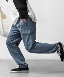 GERRY | 【GERRY】 シャンブレー ・ ポプリン UVカット ストレッチ ワイド カーゴパンツ(カーゴパンツ)