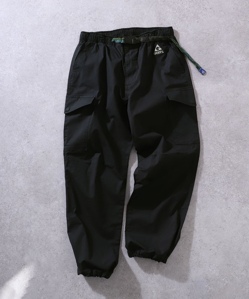 GERRY（ジェリー）の「【GERRY】 シャンブレー ・ ポプリン UVカット ストレッチ ワイド カーゴパンツ（カーゴパンツ・メンズ・ブルー/ブラック/オリーブ/サンドベージュ/サックスブルー・SMALL/MEDIUM/LARGE/X-LARGE）」の21枚目の写真