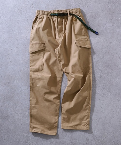 GERRY（ジェリー）の「【GERRY】 シャンブレー ・ ポプリン UVカット ストレッチ ワイド カーゴパンツ（カーゴパンツ・メンズ・ブルー/ブラック/オリーブ/サンドベージュ/サックスブルー・SMALL/MEDIUM/LARGE/X-LARGE）」の22枚目の写真