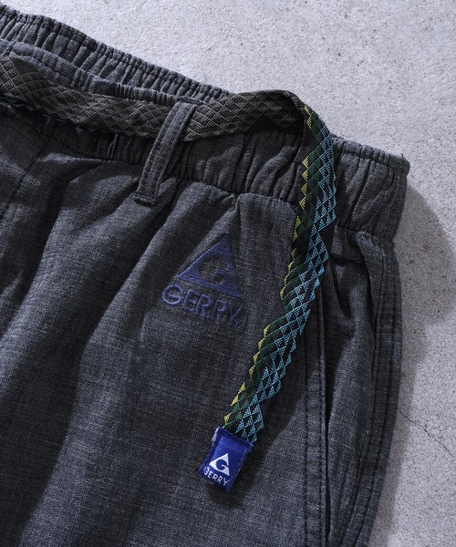 GERRY（ジェリー）の「【GERRY】 シャンブレー ・ ポプリン UVカット ストレッチ ワイド カーゴパンツ（カーゴパンツ・メンズ・ブルー/ブラック/オリーブ/サンドベージュ/サックスブルー・SMALL/MEDIUM/LARGE/X-LARGE）」の10枚目の写真