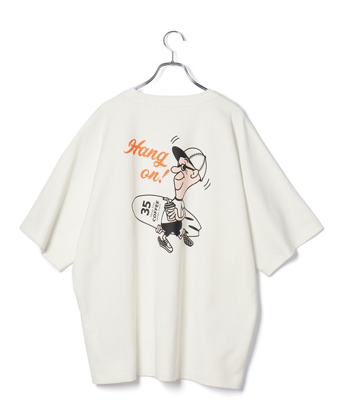 JUNRED（ジュンレッド）の「【35COFFEEコラボ】j.n.r.d / 35COFFEEサーフフリークドルマンTシャツ（Tシャツ/カットソー・メンズ・ブラック/ホワイト・L/LL/M）」の16枚目の写真
