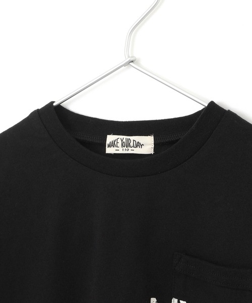 MAKE YOUR DAY(メイクユアデイ)の「MYDロゴベーシック長袖Tシャツ■80~140cm(Tシャツ/カットソー・キッズ・ブラック/グレー/オフホワイト・80/90/100/110/120/130/140)」の8枚目の写真