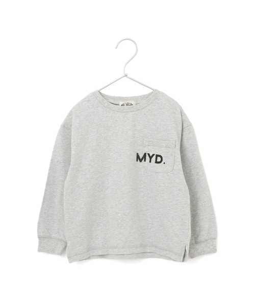 MAKE YOUR DAY(メイクユアデイ)の「MYDロゴベーシック長袖Tシャツ■80~140cm(Tシャツ/カットソー・キッズ・ブラック/グレー/オフホワイト・80/90/100/110/120/130/140)」の17枚目の写真