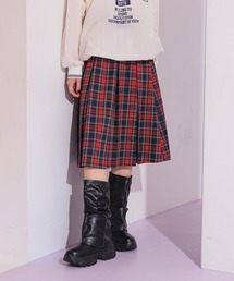 FOREVER 21 | 【2024FW】チェックプリーツミディスカート(スカート)