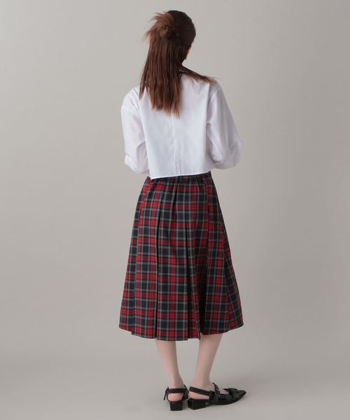 セール】【2024FW】チェックプリーツミディスカート（スカート