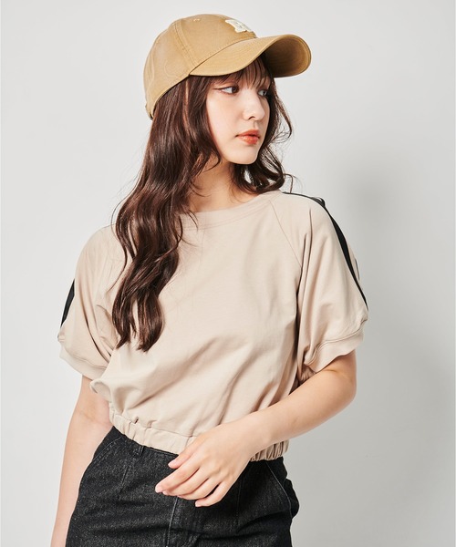 31 Sons de mode（トランテアン　ソン　ドゥ　モード）の「ロゴキャップ（キャップ・レディース・ベージュ/ブラック・フリー）」の5枚目の写真