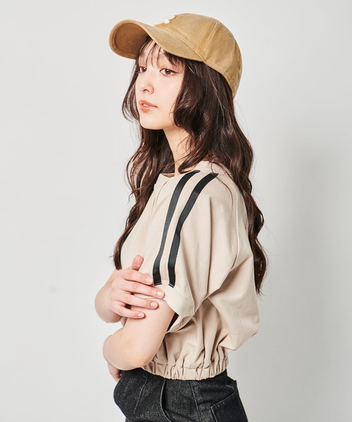 31 Sons de mode（トランテアン　ソン　ドゥ　モード）の「ロゴキャップ（キャップ・レディース・ベージュ/ブラック・フリー）」の6枚目の写真