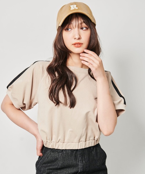 31 Sons de mode（トランテアン　ソン　ドゥ　モード）の「ロゴキャップ（キャップ・レディース・ベージュ/ブラック・フリー）」の8枚目の写真