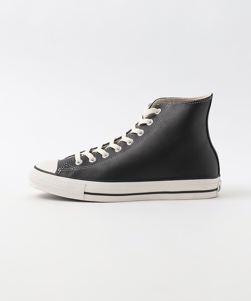 Steven Alan(スティーブンアラン)の「<CONVERSE> LEATHER ALL STAR HI/スニーカー(スニーカー・メンズ・ブラック・9/8/8h/9h/7h)」の1枚目の写真