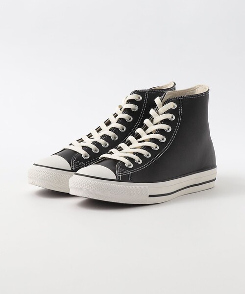 Steven Alan(スティーブンアラン)の「<CONVERSE> LEATHER ALL STAR HI/スニーカー(スニーカー・メンズ・ブラック・9/8/8h/9h/7h)」の2枚目の写真