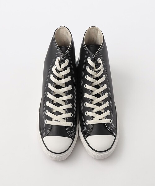 Steven Alan(スティーブンアラン)の「<CONVERSE> LEATHER ALL STAR HI/スニーカー(スニーカー・メンズ・ブラック・9/8/8h/9h/7h)」の3枚目の写真