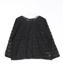 Q | チュールフリル前後2wayトップス(Tシャツ/カットソー)