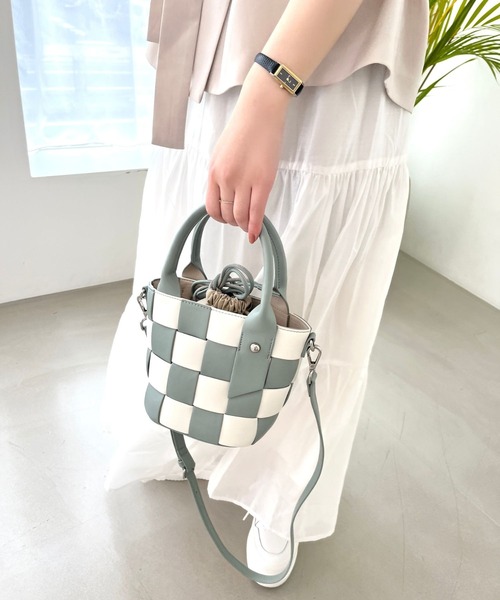 セール】編みデザインハンドバッグ BA-229（ハンドバッグ）｜ORiental