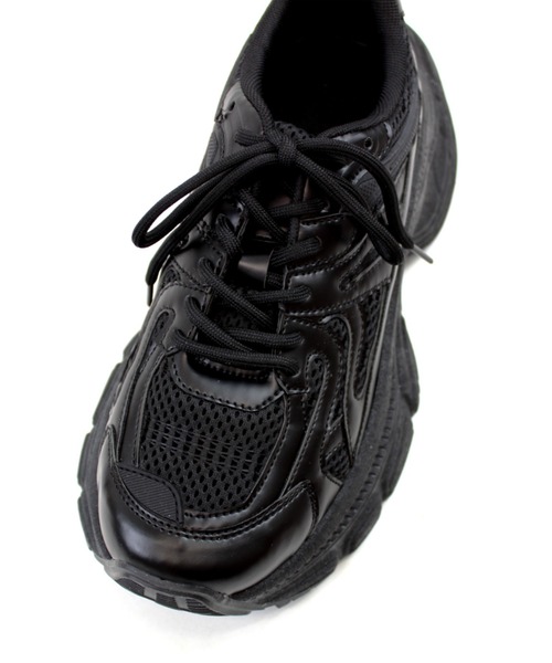 VIVIAN（ヴィヴィアン）の「厚底異素材コンビハイテクダッドスニーカー（スニーカー・レディース・シルバー/ブラック/ゴールド・41/39/37/35）」の13枚目の写真