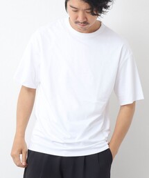NOLLEY'S goodman | 《汗染み軽減》ペルー綿 ハイゲージベア天竺 ダブルクロスTシャツ(Tシャツ/カットソー)