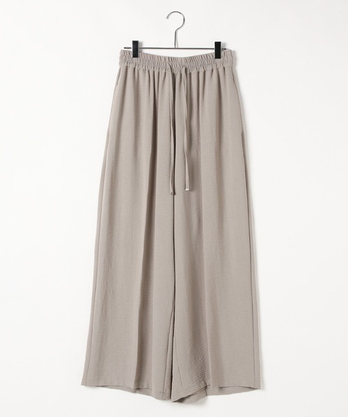 BAYFLOW（ベイフロー）の「[涼しくてシワになりにくい♪]ワイドイージーパンツ（その他パンツ・レディース・アイボリー/グリーン系/ブラック/グレイッシュベージュ/エンジ・FREE）」の15枚目の写真