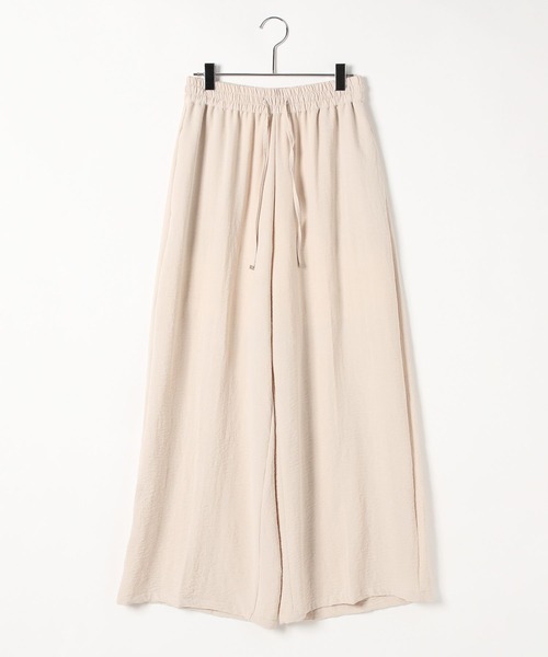 BAYFLOW（ベイフロー）の「[涼しくてシワになりにくい♪]ワイドイージーパンツ（その他パンツ・レディース・アイボリー/グリーン系/ブラック/グレイッシュベージュ/エンジ・FREE）」の17枚目の写真