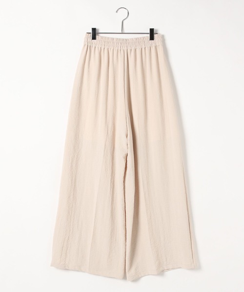 BAYFLOW（ベイフロー）の「[涼しくてシワになりにくい♪]ワイドイージーパンツ（その他パンツ・レディース・アイボリー/グリーン系/ブラック/グレイッシュベージュ/エンジ・FREE）」の18枚目の写真