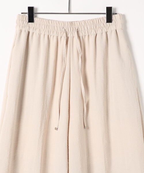 BAYFLOW（ベイフロー）の「[涼しくてシワになりにくい♪]ワイドイージーパンツ（その他パンツ・レディース・アイボリー/グリーン系/ブラック/グレイッシュベージュ/エンジ・FREE）」の19枚目の写真