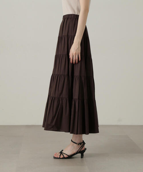 PROPORTION BODY DRESSING(プロポーションボディドレッシング)の「ティアードスカート / 1214220505(スカート・レディース・ブルー/ブラウン/ホワイト・MEDIUM/SMALL)」の13枚目の写真