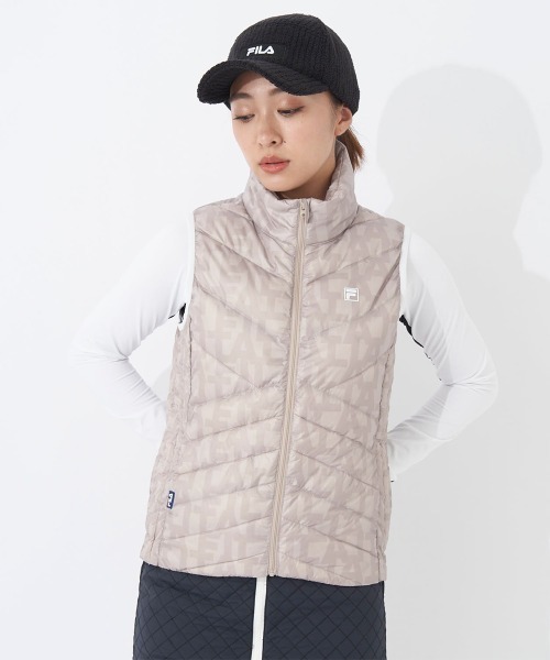美品 リバーシブル FILA GOLF セット ナイロンジャケット＆ダウンベスト FILA GOLF 大きいサイズ キングサイズ ビッグサイズ メンズ
