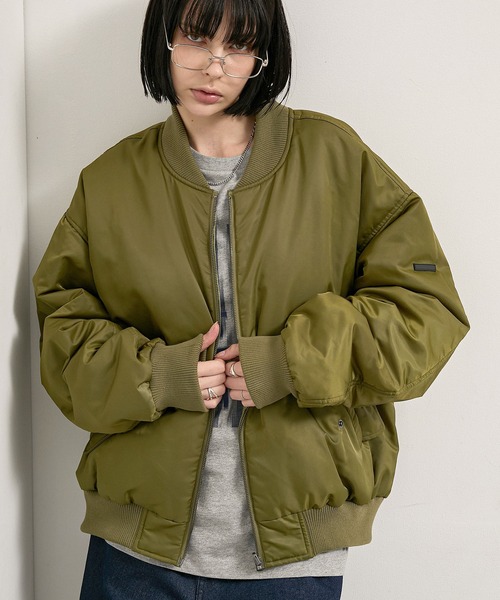 Alfred Alex】Reversible Bomber Jacket / リバーシブル ボンバー