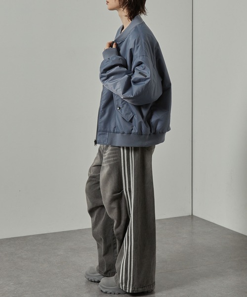 セール】【Alfred Alex】リバーシブルボンバースカジャンMA-1（MA-1