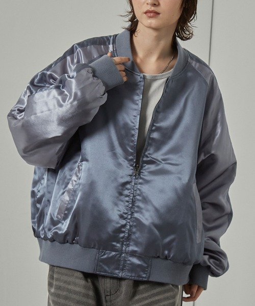 セール】【Alfred Alex】リバーシブルボンバースカジャンMA-1（MA-1