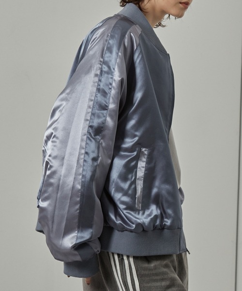 セール】【Alfred Alex】リバーシブルボンバースカジャンMA-1（MA-1