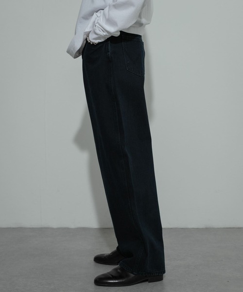SENSE OF PLACE by URBAN RESEARCH(センスオブプレイスバイアーバンリサーチ)の「『WEB限定』Wrangler DENIM BARREL PANTS(デニムパンツ・メンズ・ライトインディゴブルー/インディゴブルー・SMALL/MEDIUM)」の5枚目の写真