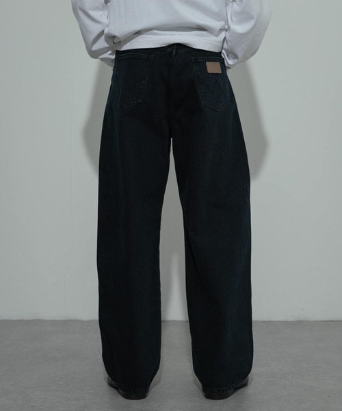 SENSE OF PLACE by URBAN RESEARCH(センスオブプレイスバイアーバンリサーチ)の「『WEB限定』Wrangler DENIM BARREL PANTS(デニムパンツ・メンズ・ライトインディゴブルー/インディゴブルー・SMALL/MEDIUM)」の6枚目の写真