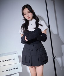 コルセットデザインニット