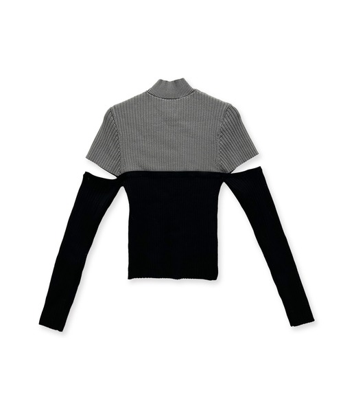 ANDGEEBEE（アンジービー）の「コルセットデザインニット（ニット/セーター・レディース・ホワイト/グレー・FREE）」の16枚目の写真