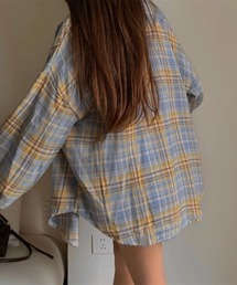 LADY LIKE | オーバーサイズゆったりチェックシャツ(シャツ/ブラウス)