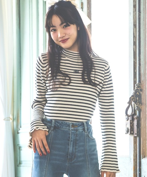 セール】フレアプチハイリブニット（ニット/セーター）｜repipi