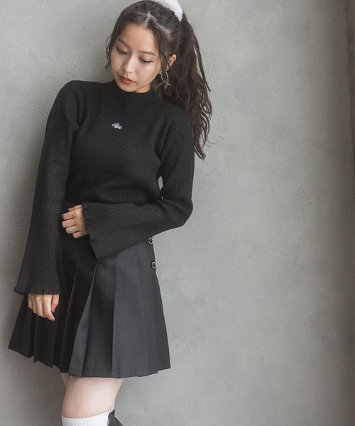 repipi armario（レピピ アルマリオ）の「フレアプチハイリブニット（ニット/セーター・キッズ・その他/ブラック/アイボリー/ブルー系その他/グレー系その他・MEDIUM/SMALL/LARGE）」の12枚目の写真