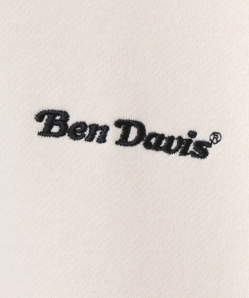 BEN DAVIS(ベンデイビス)の「BEN DAVIS/ベンデイビス HEAVY SWEAT HALF ZIP/オーバーサイズ 裏起毛 ロゴ ワンポイント刺繍 ハーフジップ ヘビー スウェット トレーナー/レディース メンズ(スウェット・メンズ・ネイビー/ブラウン/ブラック/アッシュグレー/オフホワイト/ブルー・M/L/XL)」の16枚目の写真